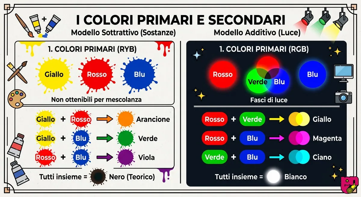 Tabella colori primari | Nanni Giancarlo