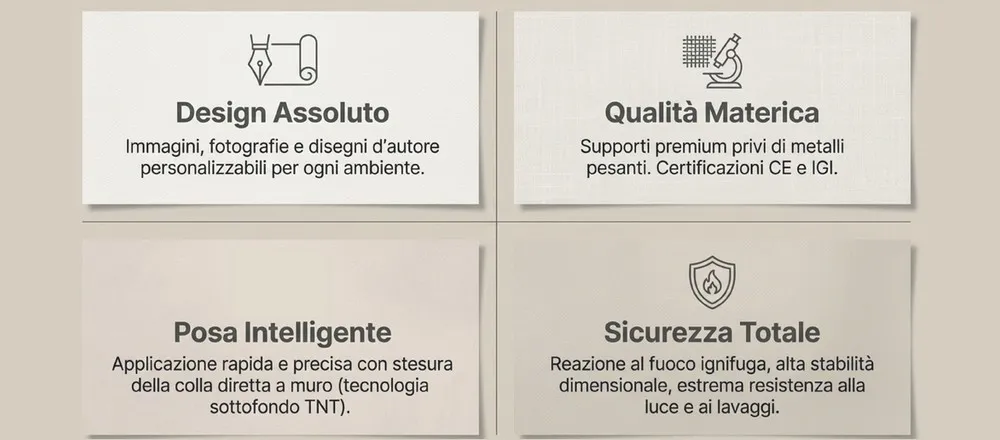 Carte da parati quattro caratteristiche Nanni Giancarlo Carta da paratiù 4 caratteristiche by Nanni Gianccarlo