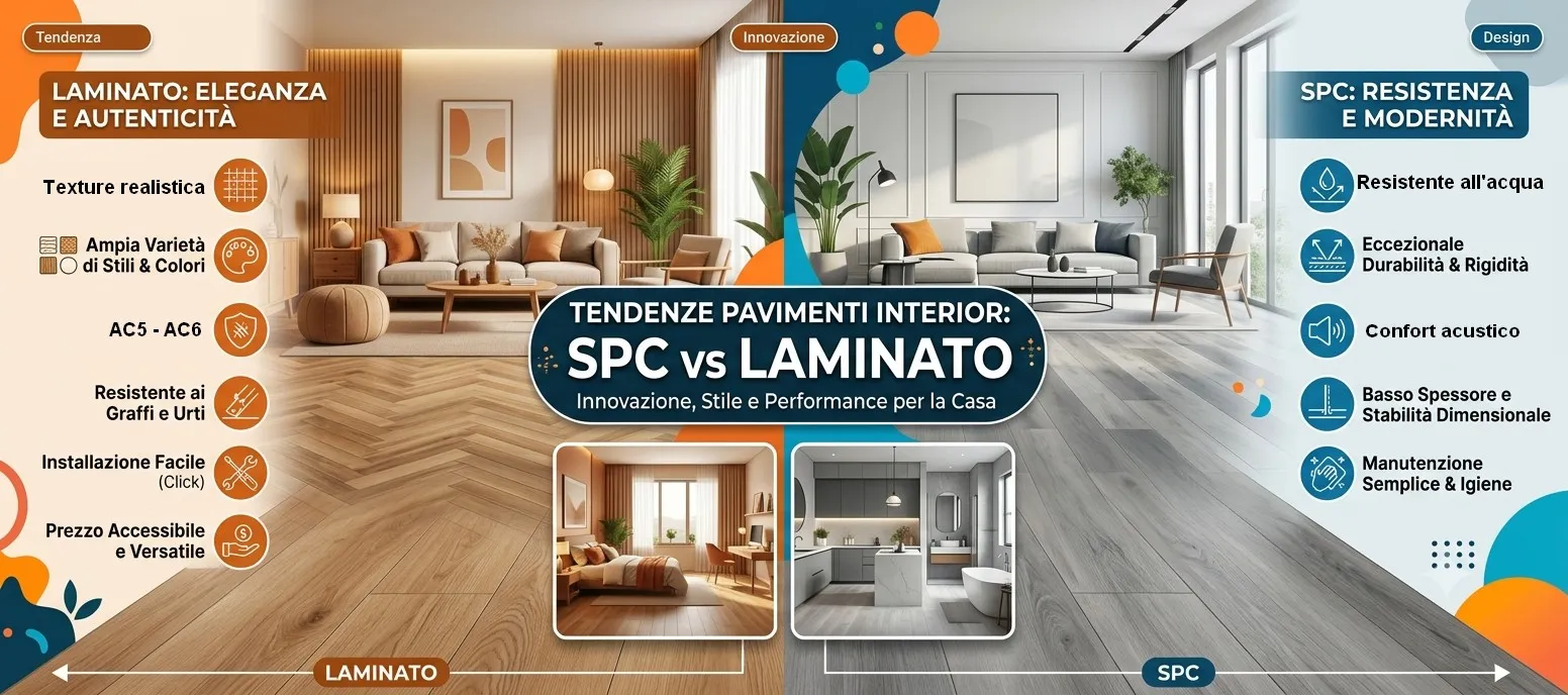 Pavimenti: dalle tendenze del design alle soluzioni tecniche per l'interior