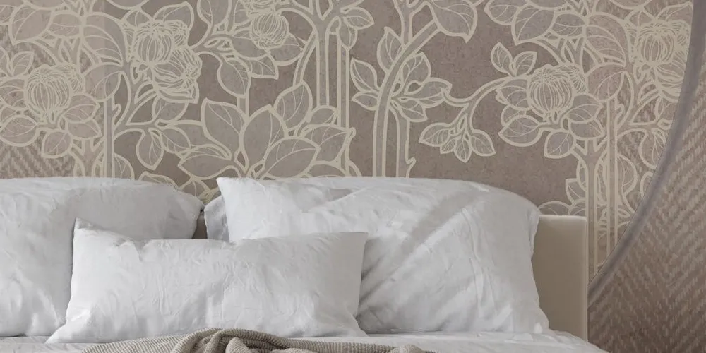 La carta da parato per camere da letto: La camera con carta da parati >Idee e consigli per la camera da letto con carta da parati.