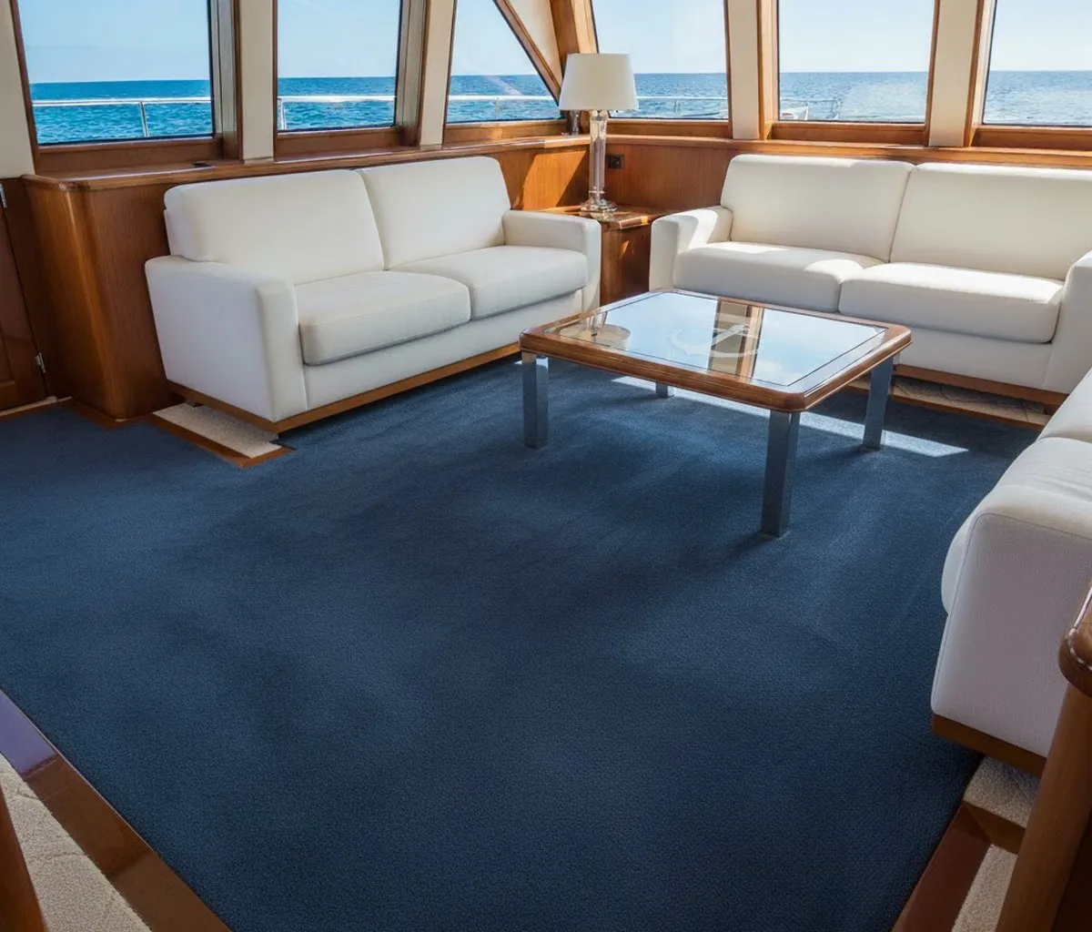 Moquette in Econyl filato ricilato per yacht e navi