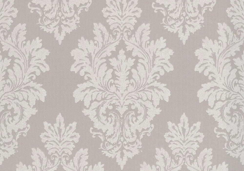 CARTA DA PARATI damascata CLASSY SHABBY Carta da parati classica con damasco in tinta chiara - Cod. 46906 OD