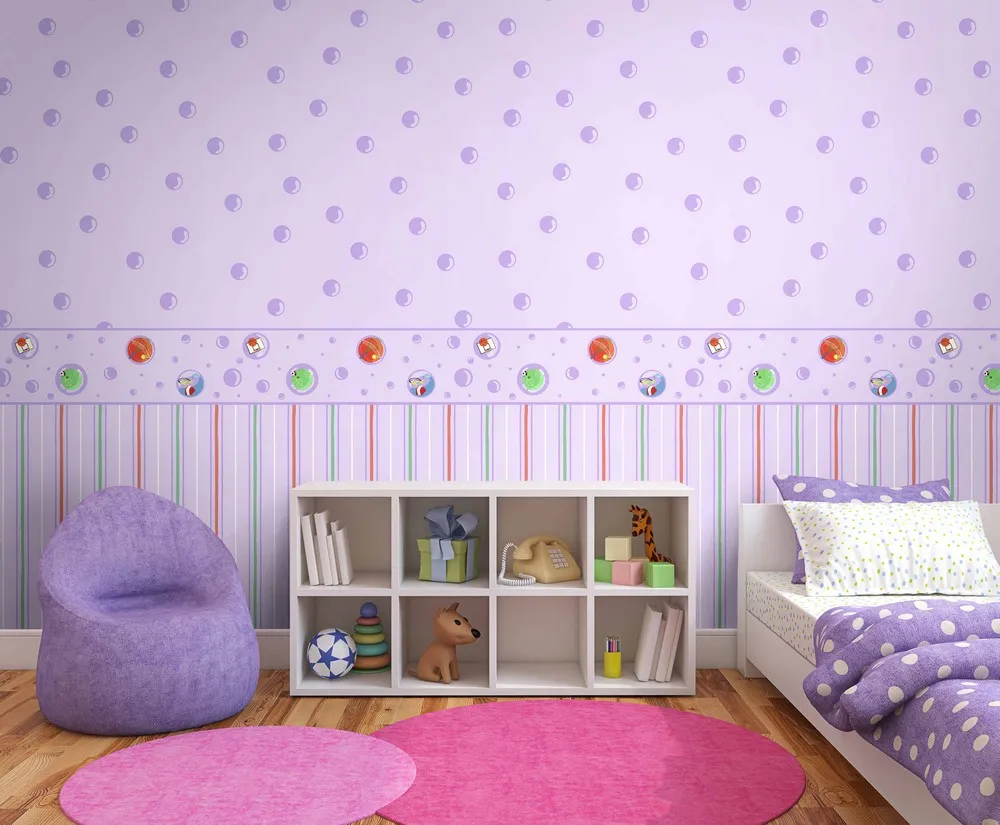 idee carta da parati per decorare le camerette dei bimbi - Nanni Giancarlo e C. Rivestimento murale camera bimbi