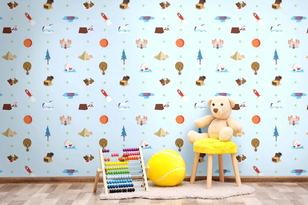 carta da parati per decorare le camerette dei bimbi - Nanni Giancarlo e C. carta da parati per camerette