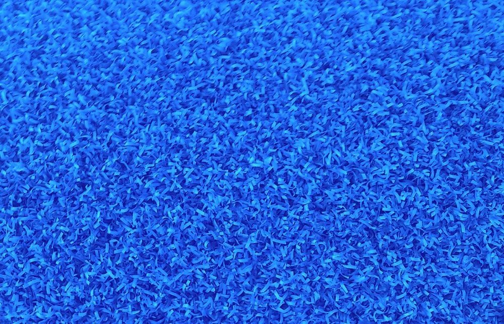 Esempio di prato sintetico blu | Nanni Giancarlo