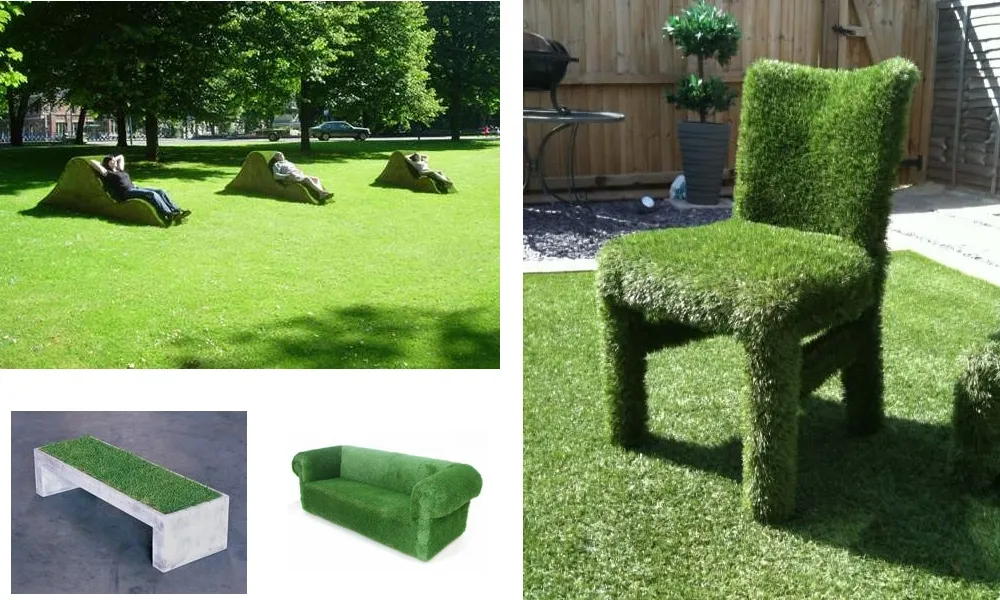 idee giardino con rpato sintetico idee giardino pavimentato di verde