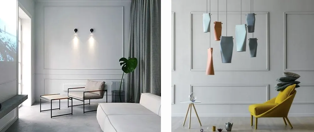 boiserie con cornici
