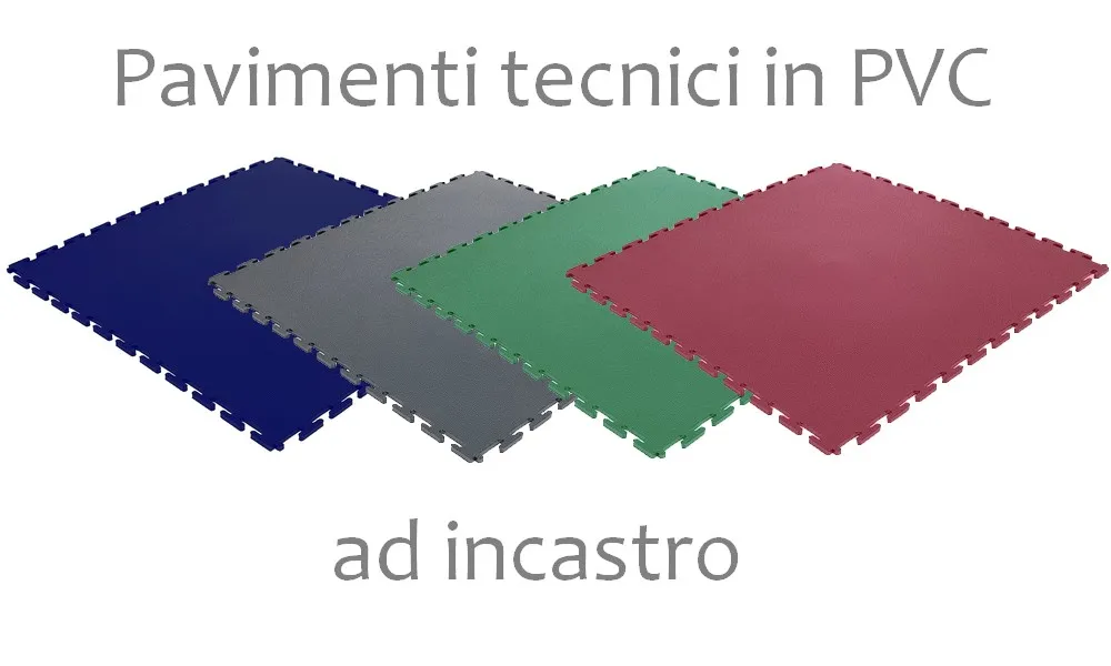Piastrelle ad incastro Autobloccanti - Autoposanti - Pavimento Piastrelle in pvc