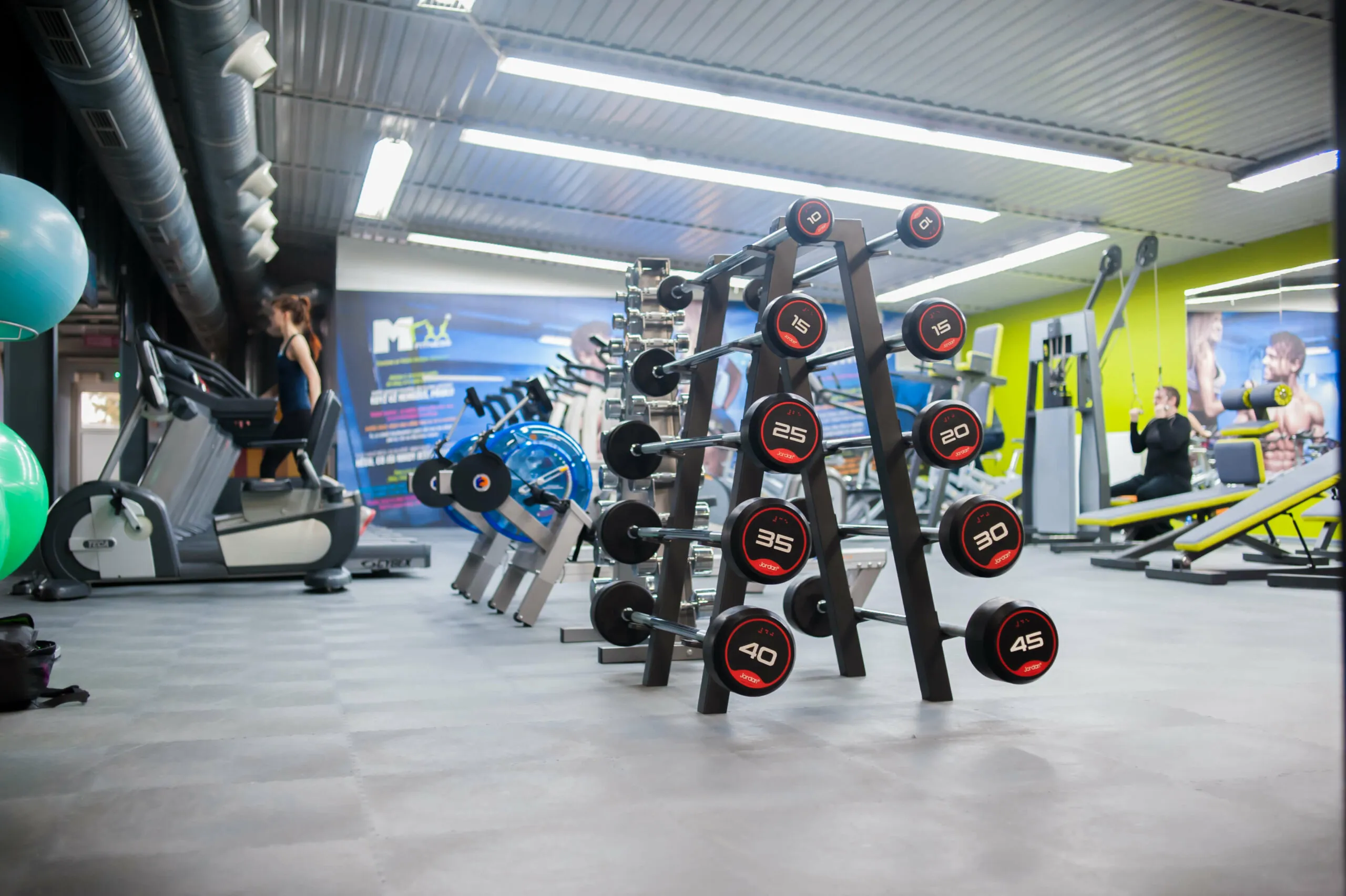 Pavimento modulare in pvc per palestra