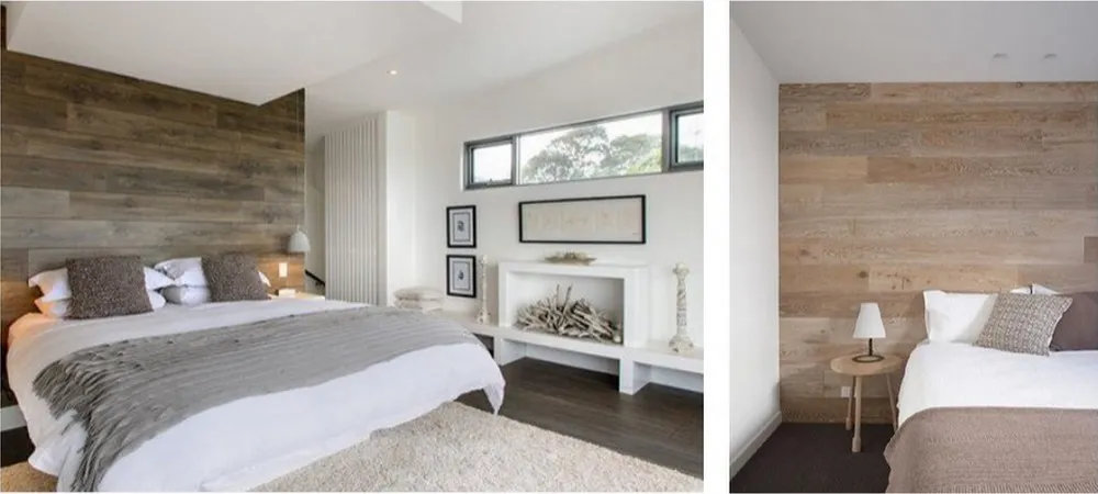 Pavimento in laminato a parete