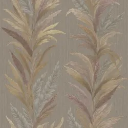 ORN25 FOGLIE | Tappezzeria murale ramage foglie - Cod. 359 colore 08