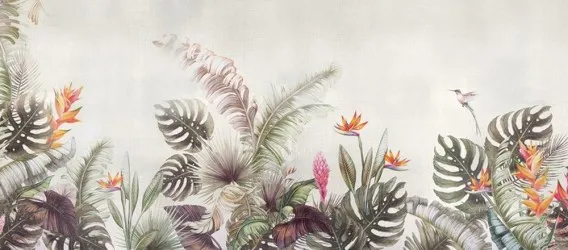  BIRD OF PARADISE | Carta da parati foglie
