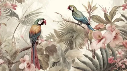 ESOTICA ARMONIA |  Carta da parati esotica tropicale - Colore 2