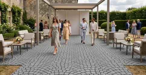 AGUGLIATO PAVE  | Moquette per allestimenti fiere ed eventi