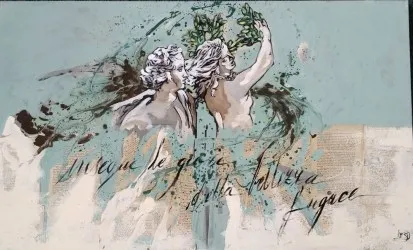 APOLLO e DAFNE | Carta da parati epica