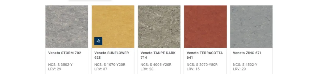 LINO VEN | Pavimenti in linoleum 2,5 mm. - Colori 3