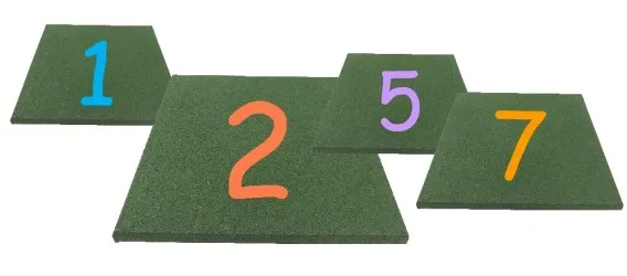 GOMMA ANTI TRAUMA | Mattonelle in gomma per giochi bambini