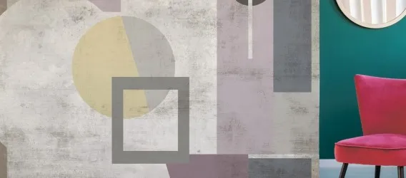 GEOMETRICA 2 | Tappezzeria parete design geometrico