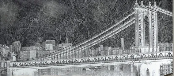 BROOKLYN - NYC | Carta da parati Manhattan Bridge