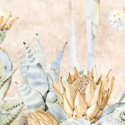 CACTUS | Carta da parati con cactus - Colore 244 [particolare]