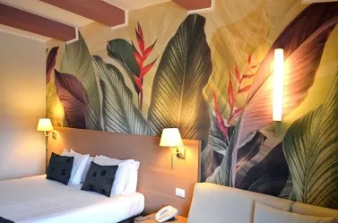 PARADISO CALATHEA | Carta da parati esotica tropicale