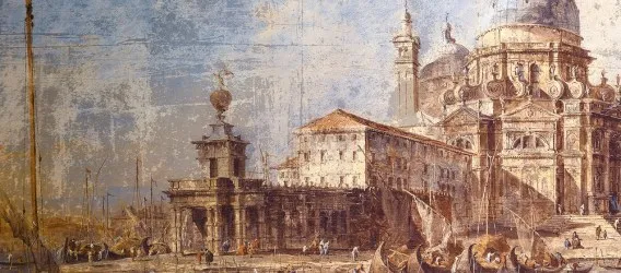 VENEZIA | Carta da parati geografica vintage