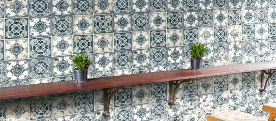 LISBONA | Carta da parati azulejos