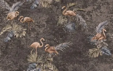 FENICOTTERI ROSA | Carta da parati con fenicotteri - Colore 263