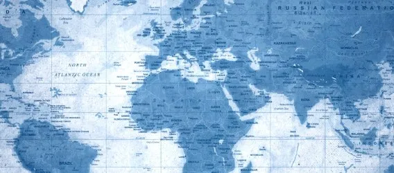 MONDO - BLUEMAP  | Carta da parati mondo 