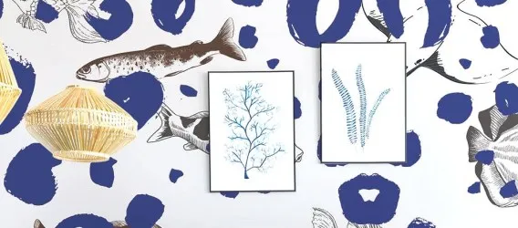 H2O | Carta da parati stile marinaro