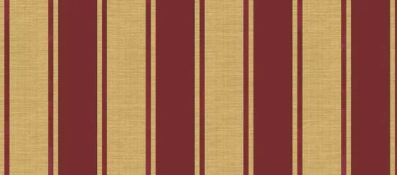 ROSSO E ORO | Line Art con la carta da parati a righe