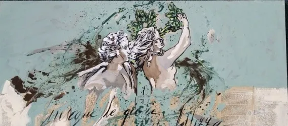 APOLLO e DAFNE | Carta da parati epica