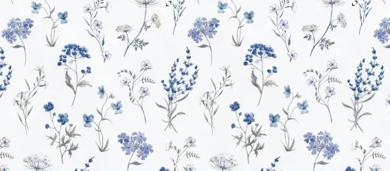 HAN 1901 | Carta da parati a fiori