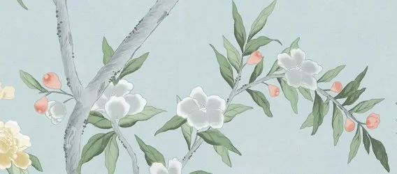 HANA 1900 | Carta parati floreale