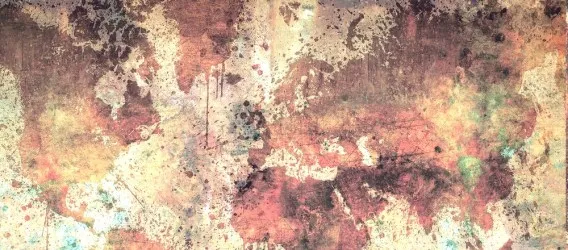 GRUNGE WORLD | Carta da parati planisfero mondo pianeta mappamondo
