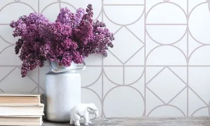 DECO | Carta da parati geometrica su misura