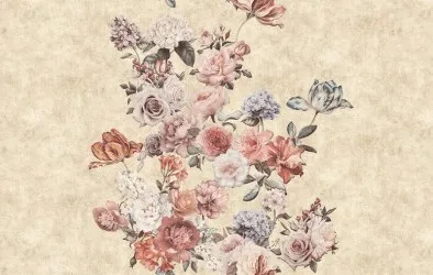 COLONNA FIORI | Carta da parati con fiori -  Colore 3