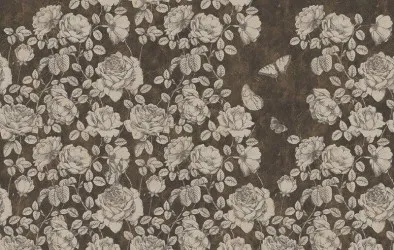 VINTAGE  | Carta da parati floreale vintage - Colore 4