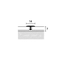 GIUNTO DILATAZIONE T14 | Per pavimenti 