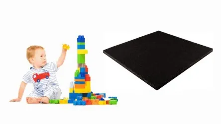 Pavimento elastico compatto in gomma per attivit&agrave; fisiche