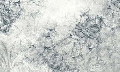 TRACCE 109 | Carta da parati fiori stilizzati - Col. 995