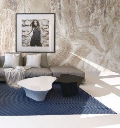 MARBLE TRE | Carta da parati effetto lastra di marmo