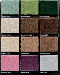 MOQUETTE ROCEA |  Moquette velluto 5,8 mm. - Cartella 2