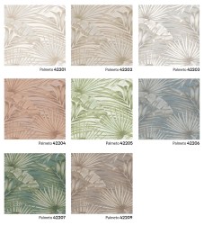 100P PALME | Carta da parati palma - Colori carte palma - Palma foglia